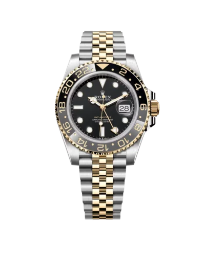 Rolex GMT-Master II  40mm Stainless Steel Yellow Gold Black Dial Jubilee 126713GRNR-0001