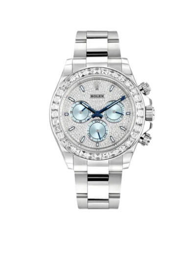 Rolex Daytona Diamond Pave Dial Platinum Watch 116576TBR