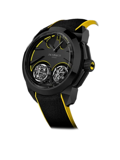 Jacob & Co Gotham City 46mm Titanium DLC Sapphire Crystal DC100.21.AB.AB.A