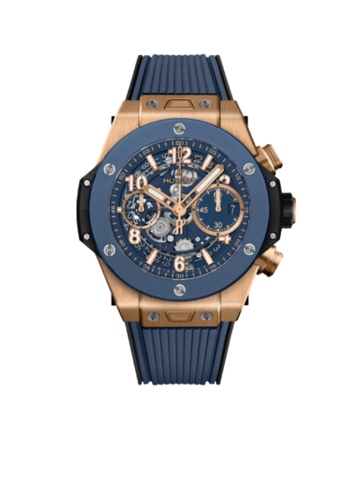 Hublot Big Bang Unico Mat Blue Dial 18K King Gold 42mm 441.OX.5181.RX